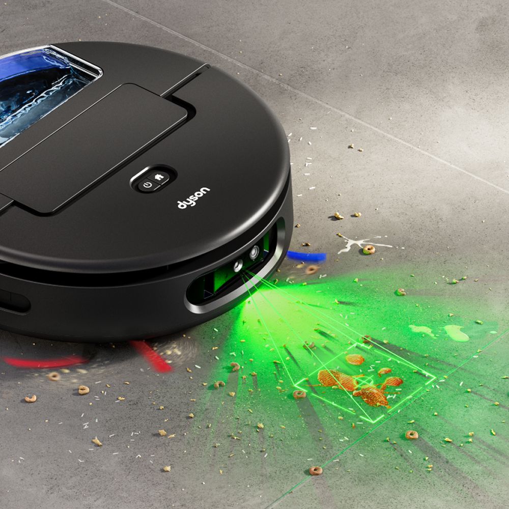مسیریابی LiDAR در Dyson Spot+Scrub Ai