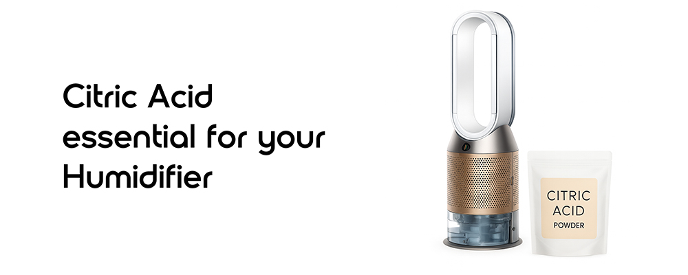 اسید سیتریک برای تمیز کردن رطوبت‌ساز