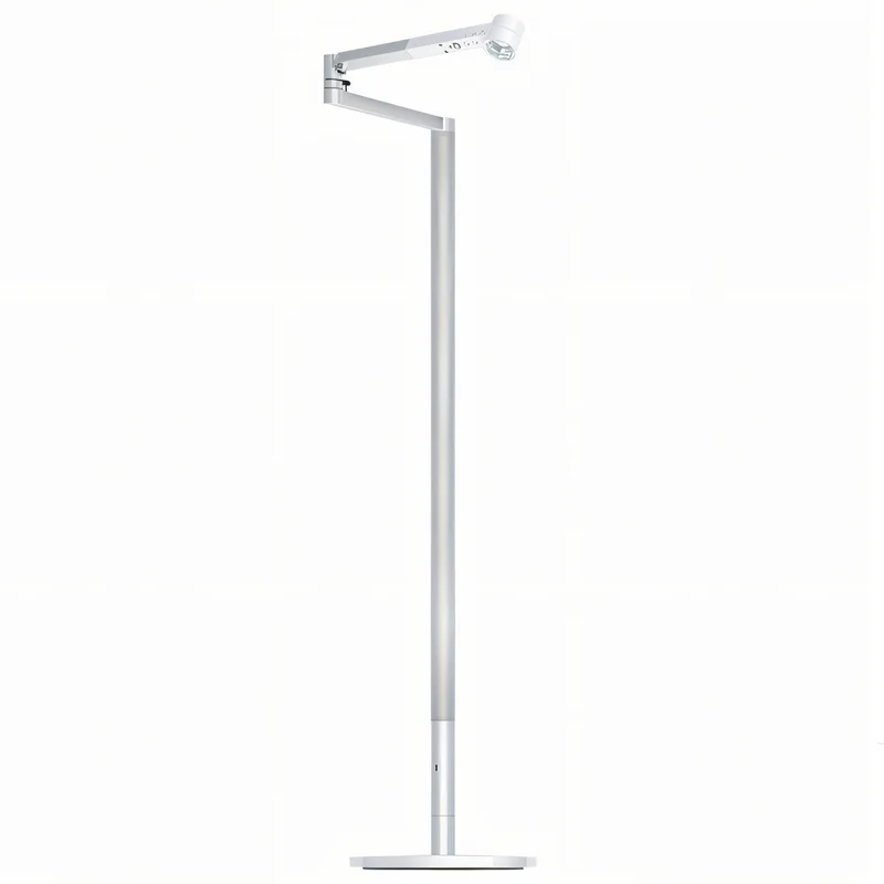 چراغ پایه دار ایستاده گردان رنگ سفید نقره ایی Dyson Solarcycle Morph™ floor (White/Silver)
