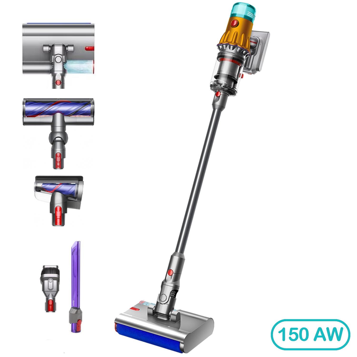 جارو شارژی عصایی دایسون مدل V12s Detect Slim Submarine