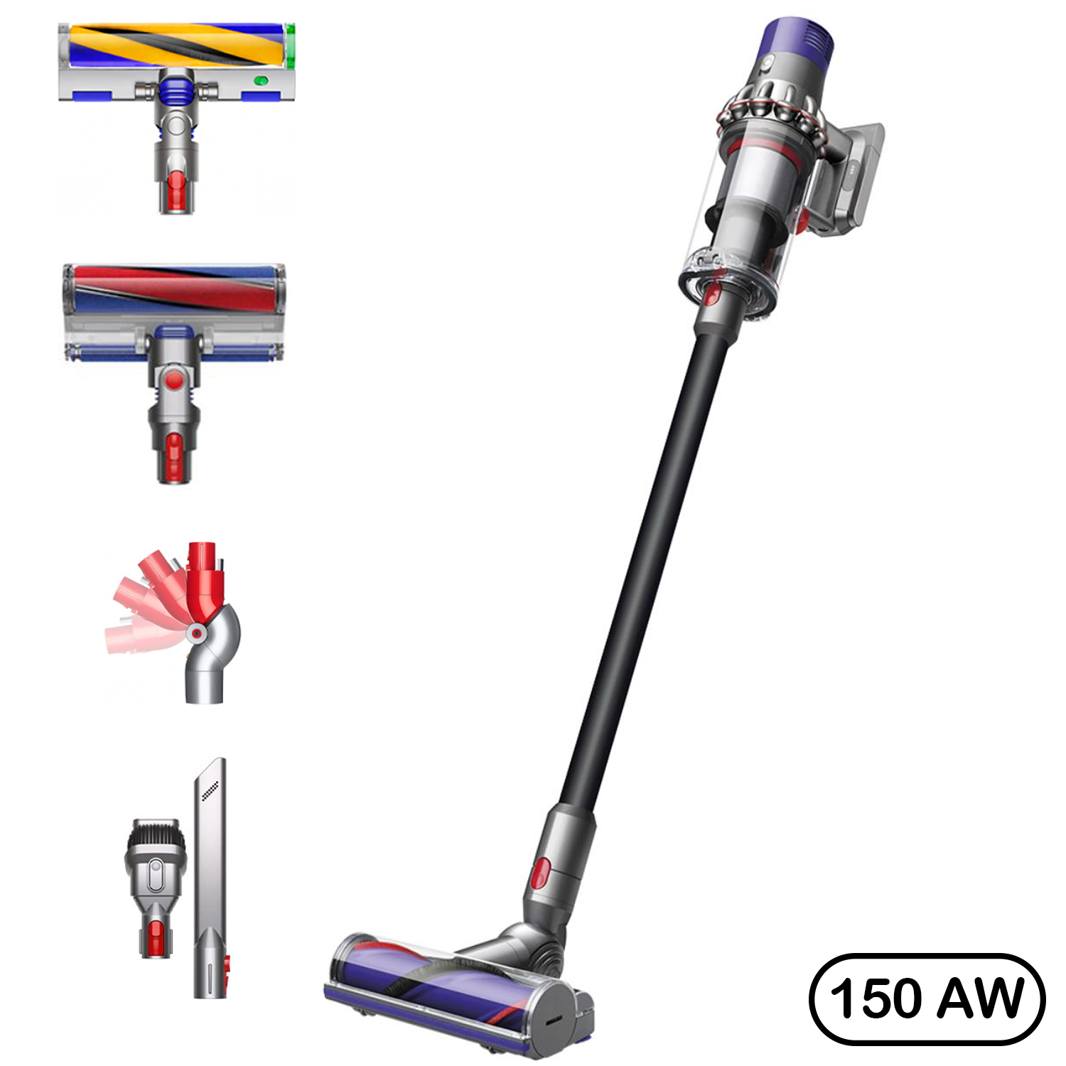 جارو شارژی عصایی دایسون مدل V10 Total Clean NKLBK