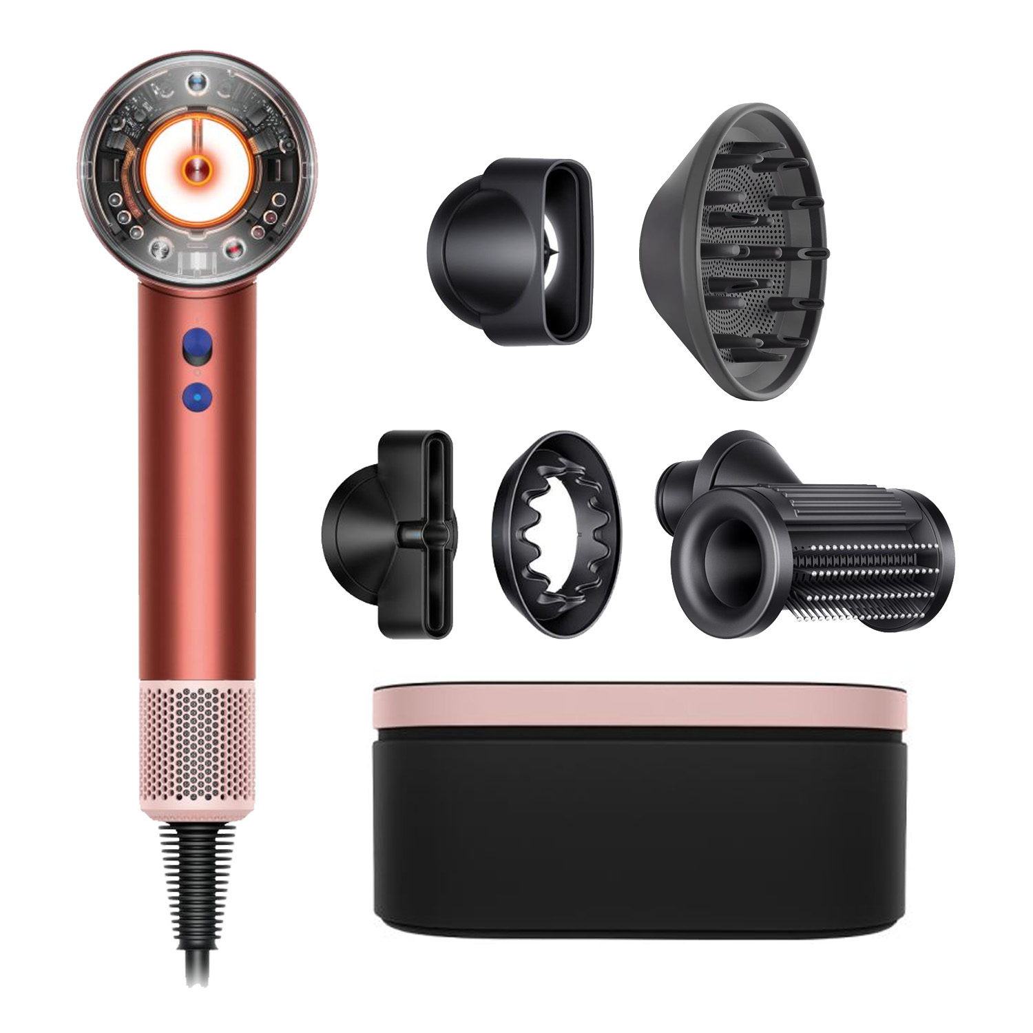 سشوار برس دار حالت دهنده دایسون مدل Supersonic nural HD16 SBBP