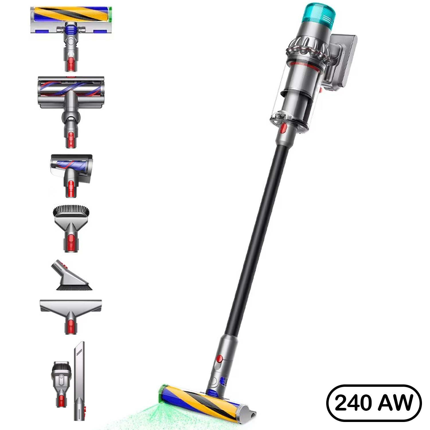 جارو شارژی هوشمند دایسون مدل V15 Detect total clean NKLBLK