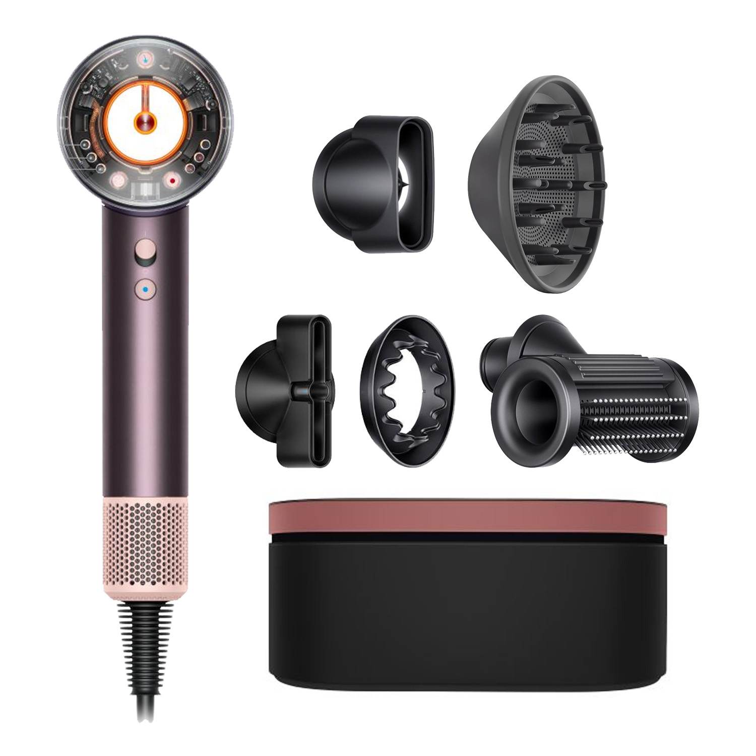 سشوار برس دار حالت دهنده دایسون مدل Supersonic nural HD16 JPL