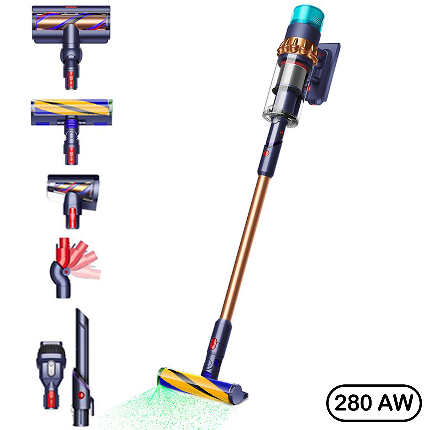 جارو شارژی عصایی دایسون مدل Gen5 detect Absolute BCDBBC