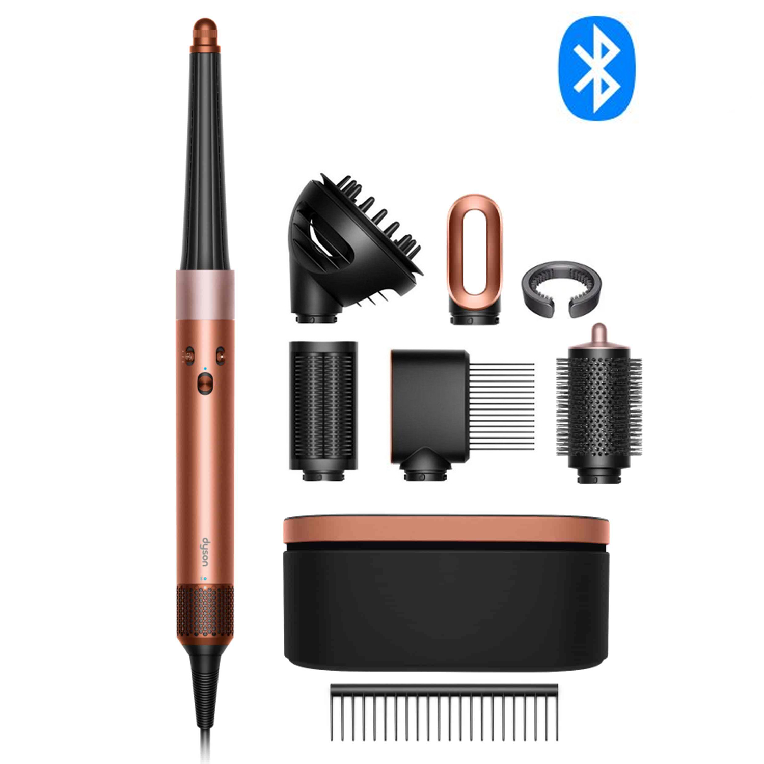 سشوار برس دار حالت دهنده دایسون مدل Airwrap id HS08 Curly+Coily AS