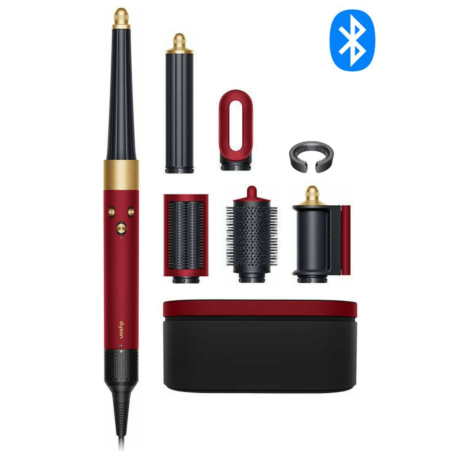 سشوار برس دار حالت دهنده دایسون مدل Airwrap id HS08 Straight+Wavy RVG