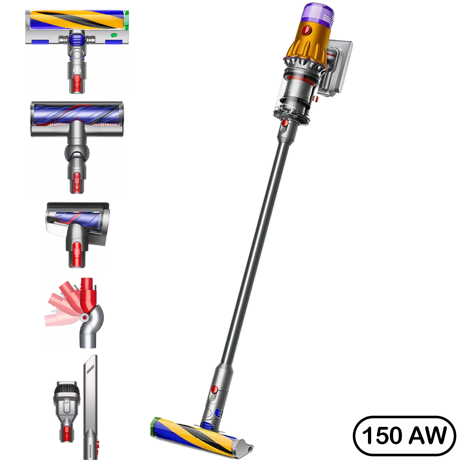 جارو شارژی عصایی دایسون مدل V12 Detect Slim Absolute YLNKL